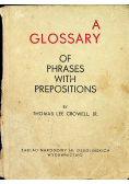 A glossary of phrases with prepositions