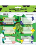 Naklejki na zeszyty - Gra (12szt)