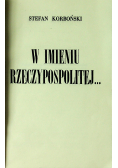 W Imieniu Rzeczypospolitej