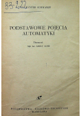 Podstawowe pojecia automatyki 1949 r