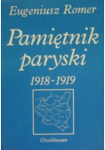 Pamiętnik paryski 1918 - 1919