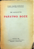 Pisma Ojców Kościoła tom XI Państwo Boże 1930 r.