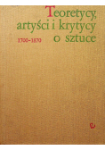 Teoretycy artyści i krytycy o sztuce 1700  1870