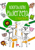 Zwierzęta Kolorowanka z naklejkami