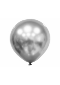 Balony Decomex luster Silver 100szt
