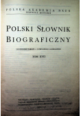Polski słownik biograficzny XVII