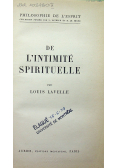 De Lintimite  Spirituelle