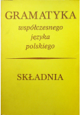 Gramatyka współczesnego języka polskiego Składnia