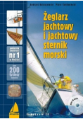 Żeglarz jachtowy i jachtowy sternik morski z płytą