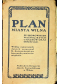 Plan miasta Wilna 1920r