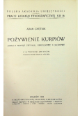 Pożywienie kurpiów 1936 r.