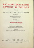 Katalog zabytków sztuki w Polsce Tom V zeszyt 21