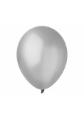 Balony Decomex metallic Silver 100szt