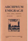 Archiwum Emigracji zeszyt 5/6