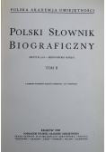 Polski Słownik Biograficzny Tom II