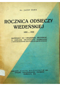 Rocznica odsieczy Wiedeńskiej 1683-1933 1933r