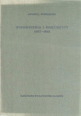 Wspomnienia i dokumenty 1877 1920