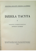 Działa Tacyta tom I 1938 r.