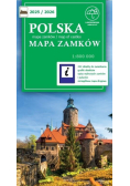 Polska mapa zamków 2025/2026 1:800 000