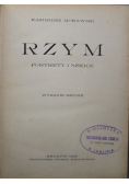 Rzym Portrety i Szkice 1924 r
