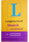 Słownik z przykładami polsko - hiszpański  hiszpańsko - polski