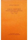 Zarys historii warszawskiego szpitala dla dzieci