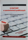E faktury w zamówieniach publicznych