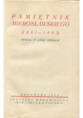 Pamiętnik Mierosławskiego 1861 1863 1924 r.
