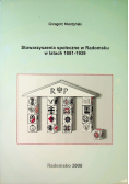 Stowarzyszenia społeczne Radomsko 1881 - 1939