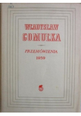 Przemówienia 1959