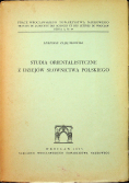 Studia orientalistyczne z dziejów słownictwa polskiego