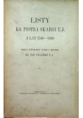Listy ks Piotra Skargi TJ 1912 r.