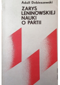 Zarys Leninowskiej Nauki o partii