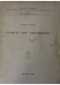 Funkcje Sądu Najwyższego