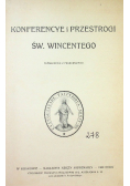 Konferencye i przestrogi Św. Wincentego 1909 r.
