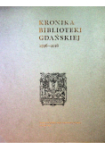 Kronika biblioteki gdańskiej