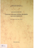 Contra Sevam pestem regimen accuratissimum