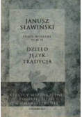Dzieło język tradycja Tom II