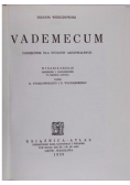 Vademecum Podręcznik dla studiów archiwalnych 1926r.