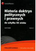 Historia doktryn politycznych i prawnych do schyłku XX wieku