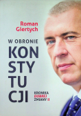 Kronika dobrej zmiany  Tom II W obronie konstytucji