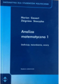 Analiza matematyczna Tom 1 Definicje