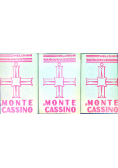 Bitwa o Monte Cassino 3 tomy reprint z ok 1945 r