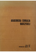 Akademicka edukacja nauczycieli