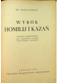 Wybór Homilij i Kazań 1947 r