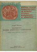 Elementy teorii mnogości i topologii