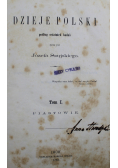 Dzieje Polski Tom I 1862 r.