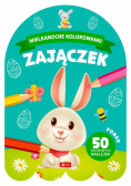Wielkanocne kolorowanki Zajączek