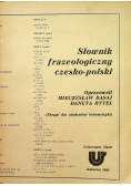 Słownik frazeologiczny czesko-polski