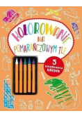 Kolorowanie na pomarańczowym tle